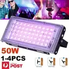 50W UV Black Light LED Floodlight Waterproof Garden Party Spotlights Wall Washer