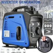 800W Petrol Pure Sine Wave Camping RV Inverter Generator Quiet & Portable Power