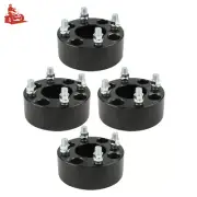 2" 4×4 Black Wheel Spacers Adapter For EZ GO Club Car Golf Cart 1/2"×20 Studs ×4