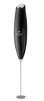 Zulay Kitchen Handheld Milk Frother Wand, Black
