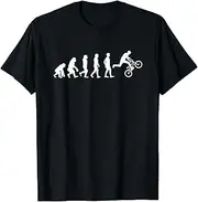 [VidiAmazing] BMX Evolution Bike Racer Bicycle Biker Cycling Biking ds225 T-Shirt