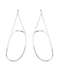 在飛比找Farfetch優惠-Glide chain-link hoop earrings