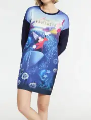 NEW PETER ALEXANDER DISNEY FANTASIA MICKEY MOUSE MAGICAL NIGHTIE RRP$99.95 SMALL