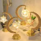 Hemp Rope Moon Table Lamp Star Light LED Light Night Light Home Decoration