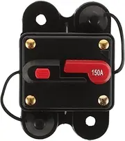 MUCKLILY Car Circuit Breaker Replacement Manual Reset Switch Circuit Breaker For Vehicles Audio Radio System 150 Amp