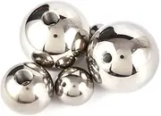 Machine Bolt 1pcs,M2 M3 M4 M5 Threaded Stainless Steel,Drilling Balls Half Hole,Metric Female Thread(9mm x M2)