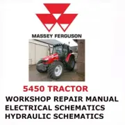 MASSEY FERGUSON 5450 TRACTOR MANUAL REPAIR SHOP SERVICE ENGINE PDF