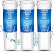 [PURIFRIZ] 3 Pack 836848 Refrigerator Water Filter Compatible with Fisher & Paykel 836860, 862285, 862284, E402, E442B, E522B, RO185014, RO185011, NSF/ANSI 42&372 Certified, 6 Month / 300 Gallon