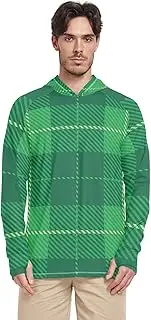 [Caihoyu] UPF 50 Men's Long Sleeve Sun Shirt + Hooded Sun Shirt Quick Dry UV Protection For Men Sun Resistant Shirts