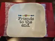 Cheryl Stevens FRIENDS TO THE END Keepsake Dish