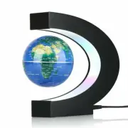 Novelty LED Night Magnetic Levitation Floating Earth Globe with C Shape Base LED
