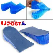 Silicone Gel Height Increase Shoe Insoles Heel Insert Pad Taller Lift Up 3.8cm