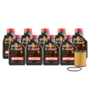 9L Motul 8100 X-CLEAN + 5W30 Wix Filter Motor Oil Change Kit API SN/CF For BMW (for: BMW)