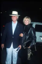 Actor Larry Hagman and Linda Gray attend the opening of "Cirque .. Old Photo