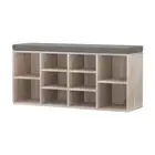 Artiss Shoe Cabinet Bench Shoes Storage Rack Organiser Wooden Shelf Cupboard NEW