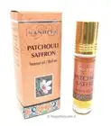 “Patchouli Saffron” Body Perfume Fragrance Incense Oil "Nandita" 8ml Bottle