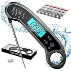 Digital Instant Read Meat Thermometer for Grill, Cooking, BBQ, Turkey, Candy