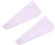 DRESSOOS Dry Hair Cap Set 2pcs Absorbent Shower Cap for Quick Hair Drying Bath Hat