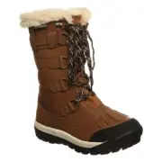 $120 BEARPAW Desdemona Boots | Suede Upper | Wool | Hickory | US 6