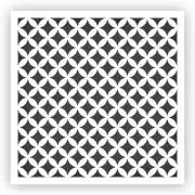 Pattern #16 Stencil - Choose a Size - Laser-Cut Reusable Plastic