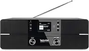TechniSat DIGITRADIO 371 CD BT Stereo Digital Radio (DAB+, FM, CD Player, Bluetooth, Colour Display, USB, AUX, Headphone Jack, Compact System, Alarm Clock, 10 Watt, Remote Control) Black/Silver
