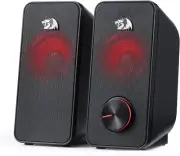 GS500 Stentor PC Gaming Speaker, 2.0 Channel Stereo Desktop Computer Speaker wit