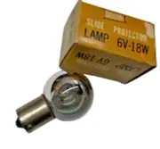 ORIGINAL BIKOH SLIDE PROJECTOR LAMP 6V 18W -VINTAGE