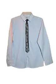 Wonder Nation (Walmart) boys dress shirt/tie set NWT size XL 14/16