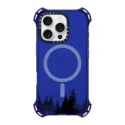 iPhone 16 Pro Bounce Case MagSafe Compatible Minimal Forest Clear Case
