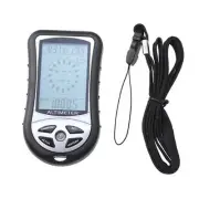 Hiking Handheld LED Digital 8 in 1 Compass Altimeter Barometer Thermometer Clock