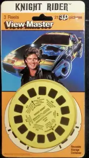 Knight Rider 1982 TV Show 3d View-Master 3 Reel Packet SEALED