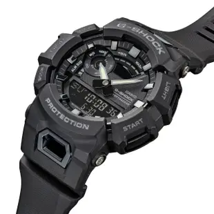 【CASIO 卡西歐】G-SHOCK 工業風藍牙跑步訓練計步運動錶-黑(GBA-900-1A)