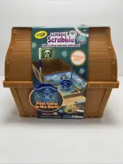 Crayola Scribble Scrubbie Treasure Chest. Pets GLOW In The Dark! NEW. Box ship!