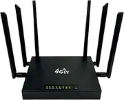 WiFi Internet Router: Smart Wireless Connection, Fast Network | Unlimited Satellite Smart Router with 6 Antennas for Strong Signal, Broadcast, Games, Office, Telephone