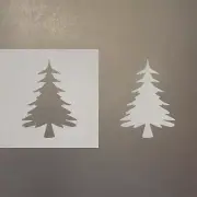 Christmas Tree 1 Plastic Mylar Stencil Airbrush Painting Art Supplies