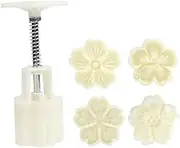 MUCKLILY Moon Cake Mould Green Bean Cake Makers Set Easy Clean Store