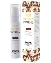 Hot Vanilla Espresso Cooling Arousal Gel EXSENS Paris 0.53oz. 2 pack