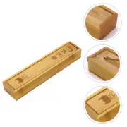 Incense Bamboo Box Burner Holder Lotus Sticks Backflow Face Statue