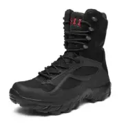 Men's Boot Combat Mens Ankle Boot Tactical Big Size Boot Male Shoes Work Safety