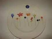 NEW ROYAL STAFFORD *Set of 4* Dinner Plates Scattered Flowers White Floral 11"