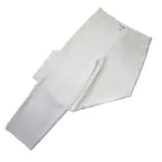 NWT Eileen Fisher Straight in Ivory Flex Ponte Stretch Pants L