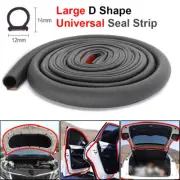 Car Door Rubber Weather Seal Hollow Strip 78inch Universal Weatherstrip D-shape; (for: Chrysler)