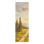 Retro Nature-Inspired Foam Yoga Mat Exercise Fitness Alaska Mitzisniftis Art