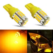 Winetis 2X T10 Wedge 194 168 2825 Yellow Amber 10- LED Side Marker Lights Bulbs