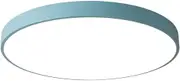 Creative Round Flush Mount Ceiling Light 3-Color Dimming Ceiling Lamp Simple Style Metal Ceiling Lamp Close to The Ceiling Lighting Fixtures for Living Room Corridor Study