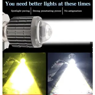 光陽奔騰125  GP 125 / 奔騰V2 LED小魚眼大燈 H6 Led 機車頭燈 大燈，適用於 得意 迪爵 豪邁