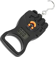 TOVINANNA Portable Luggage Scale Suitcase Travel Accessories Manual Luggage Scale Sea Fishing Accessories Fishing Accessories for Men Portable Fishing Scale Portable Hook Scale Plastic Black