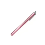 2PCS 2 In 1 Capacitive Pen Conductive Plastic Head Transparent Suction Cup Point Reader Touch Screen with Pen Hook-Pink
