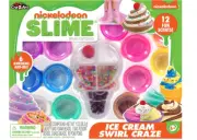 NEW CraZart Nickelodeon Slime Ice Cream Swirl Craze Premade Slime Set