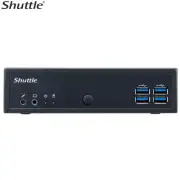 Shuttle DL30N Slim Mini PC 1L Barebone - Intel Processor N100, Fan-less, LAN, RS
